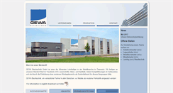 Desktop Screenshot of gewa.at